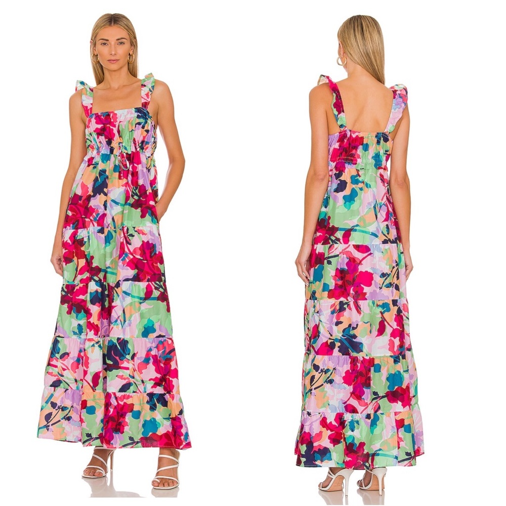 BB Dakota by Steve Madden Vacay Floral Cotton Maxi Sundress